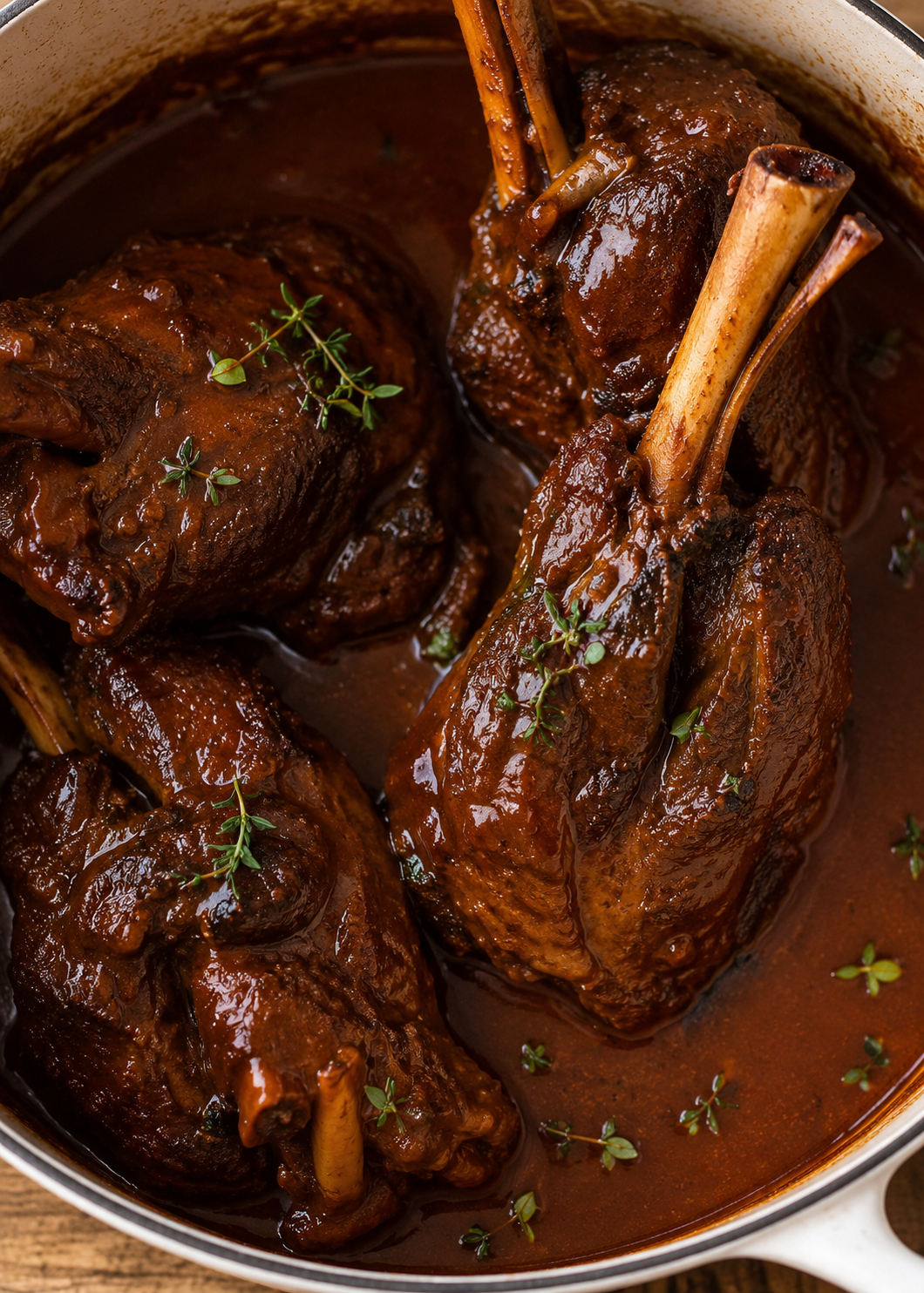 Jamie Oliver-Style Braised Lamb Shanks