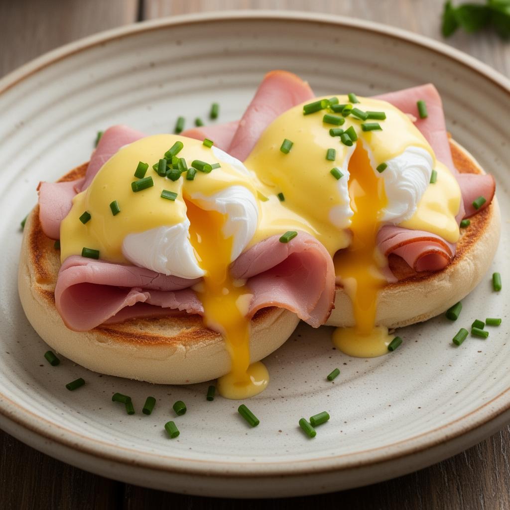 Smoked Ham Eggs Benedict