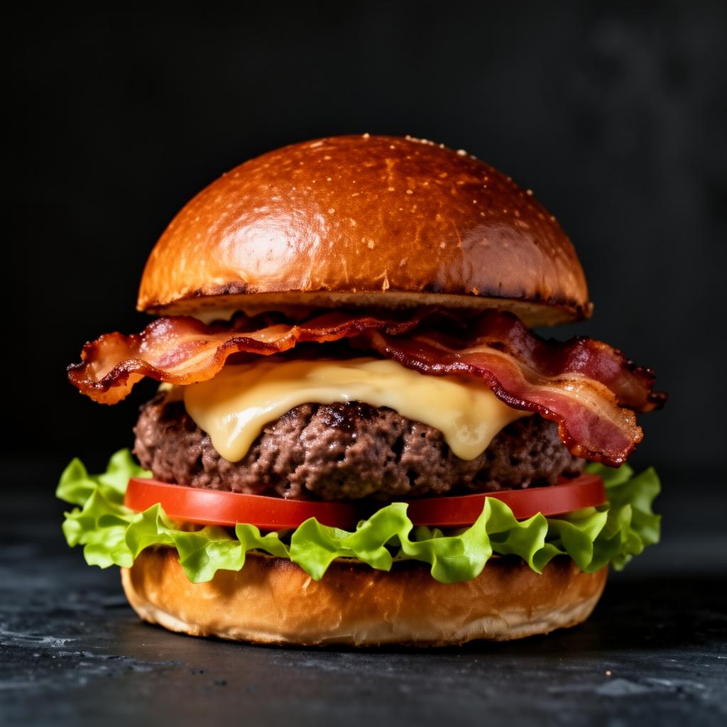 The Mt Warning Bacon Cheeseburger